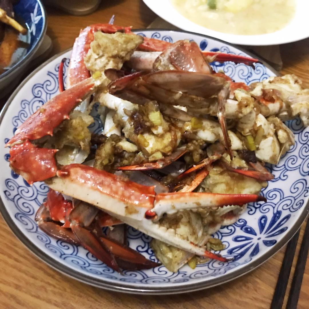 葱姜炒梭子蟹