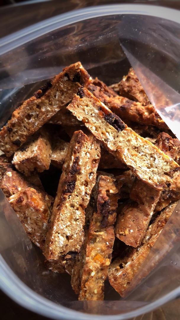 【健康零食】香蕉燕麦意式脆饼