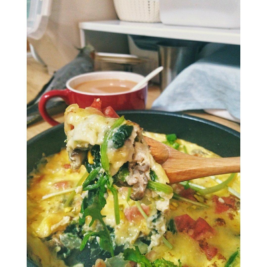 蔬菜蛋饼