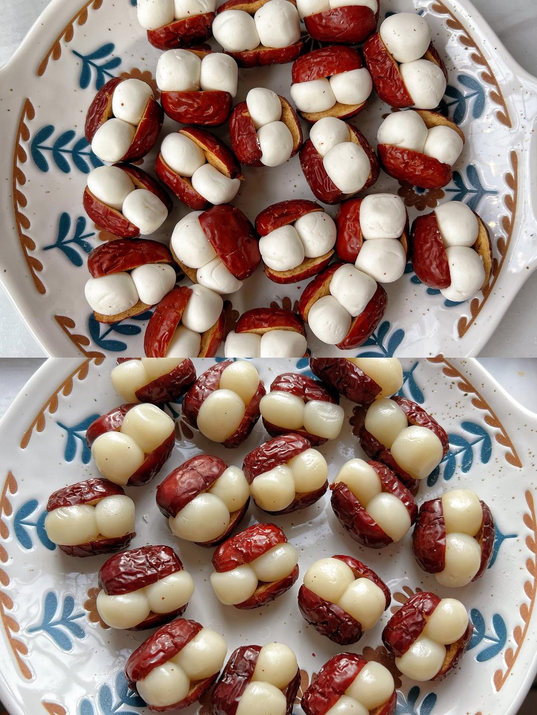 补血小甜品——红枣糯米心太软的做法