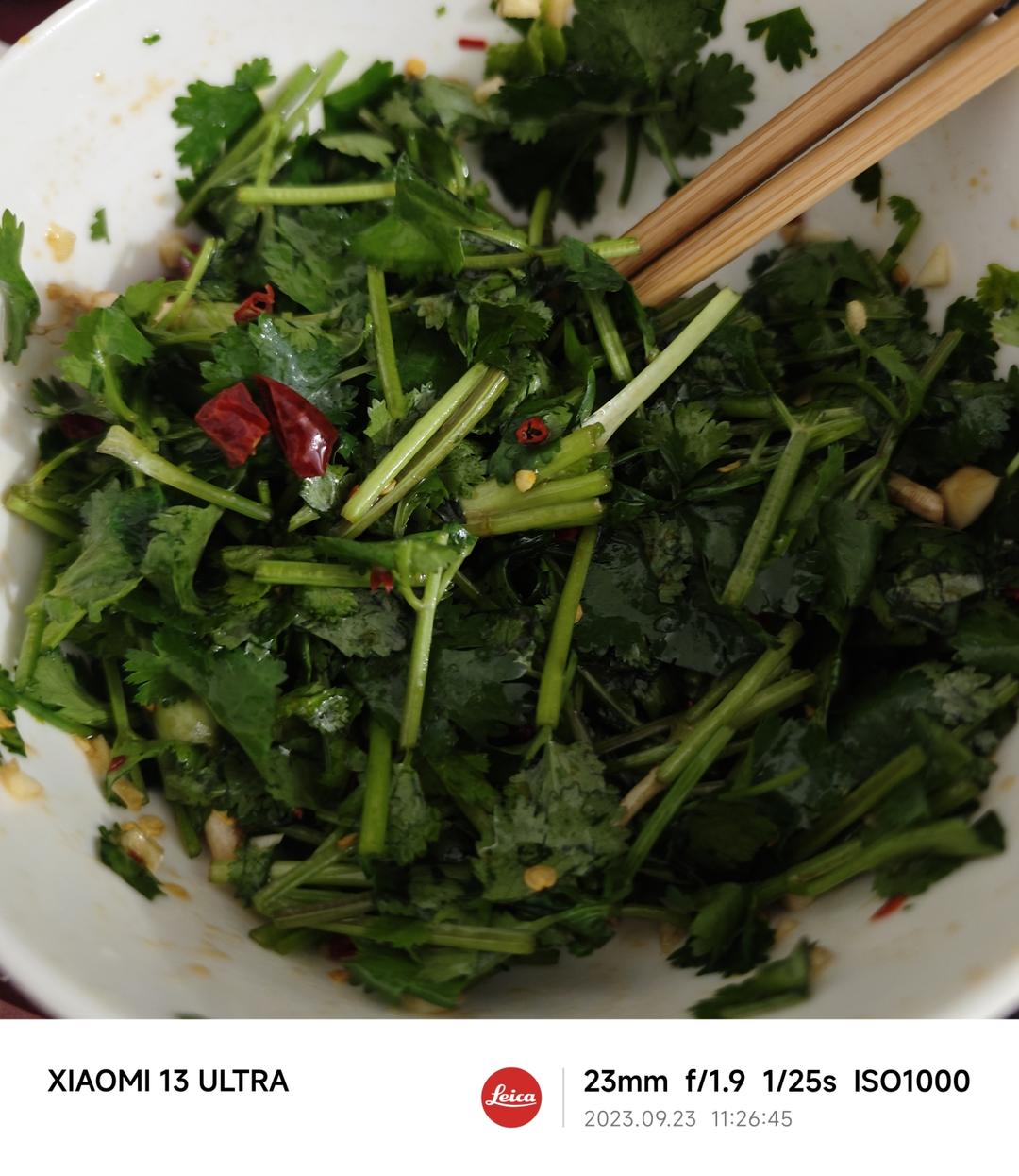 凉拌香菜