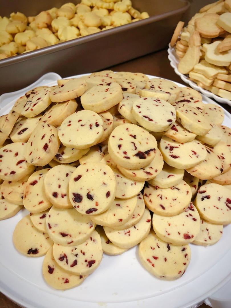 低糖少油版蔓越莓饼干