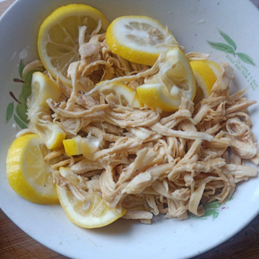 柠檬凉拌鸡丝