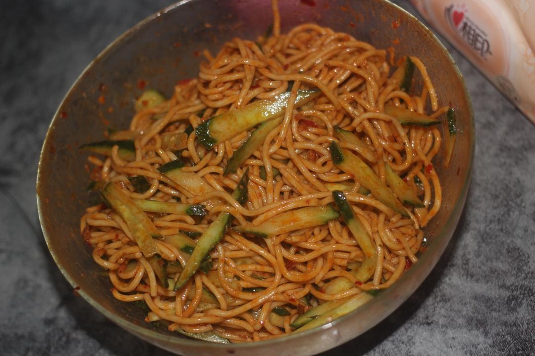 花生酱酸辣拌面——超级无敌懒人法