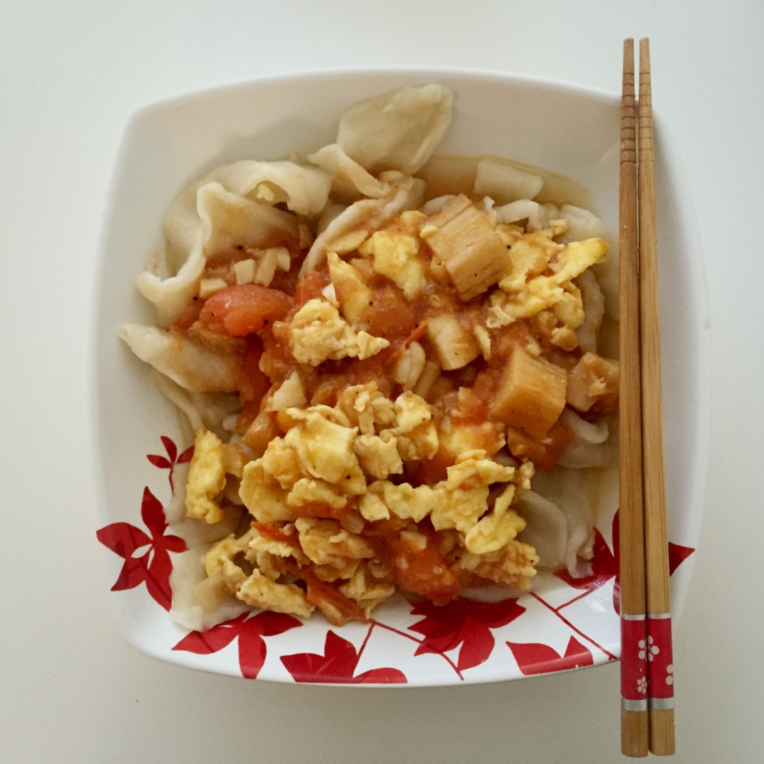 番茄鸡蛋手擀面