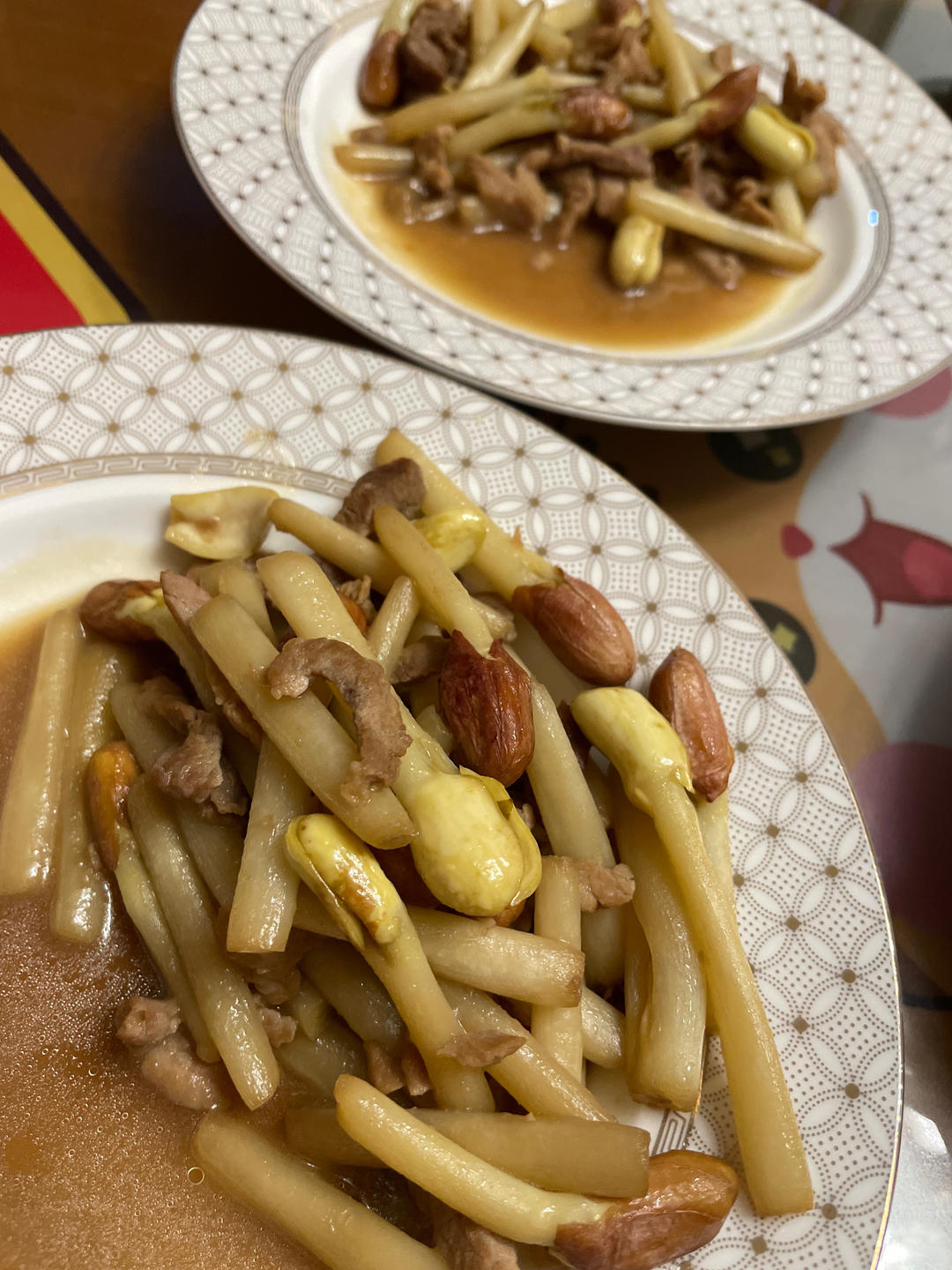 花生芽炒肉