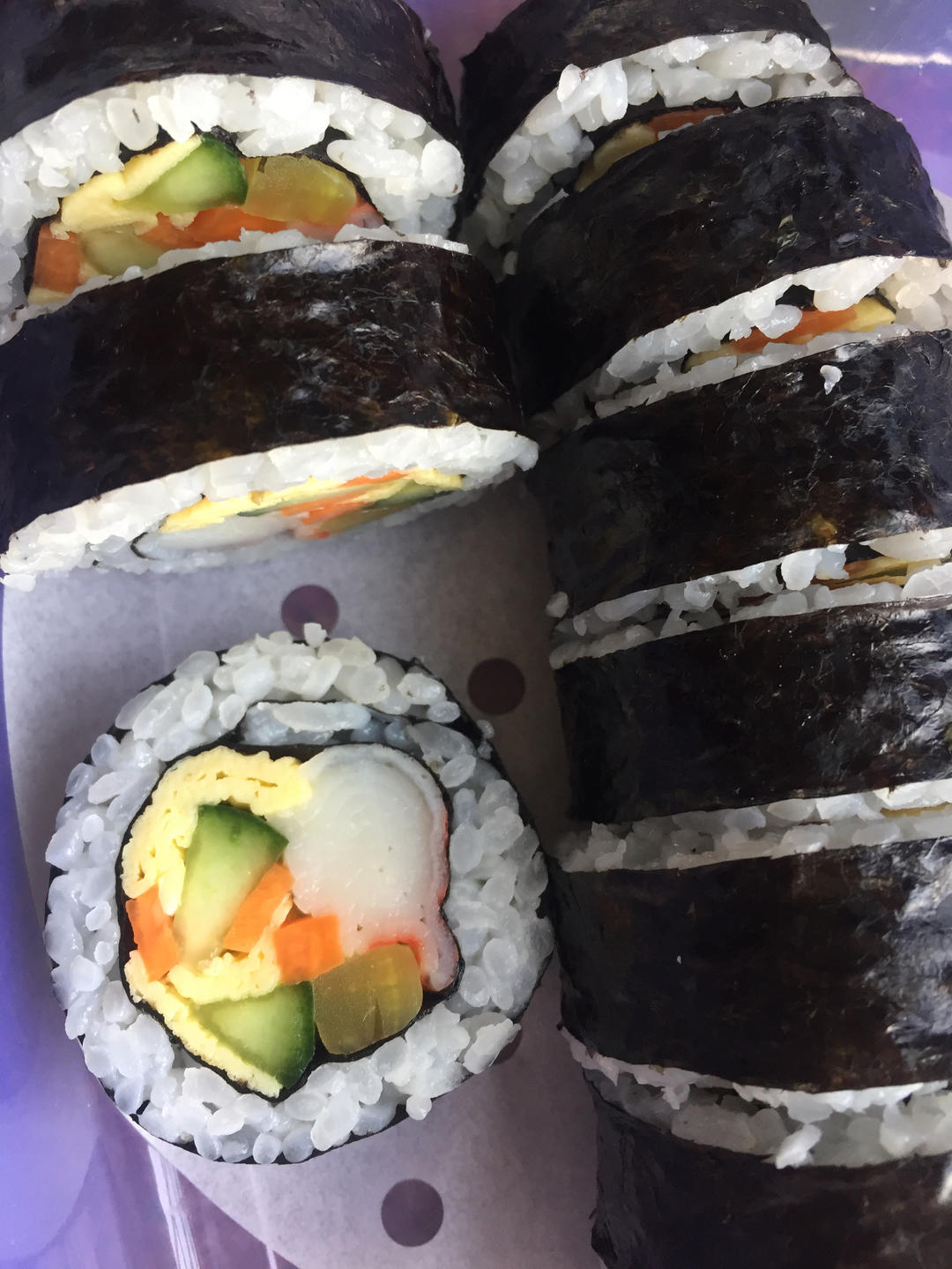 高颜值的紫菜包饭