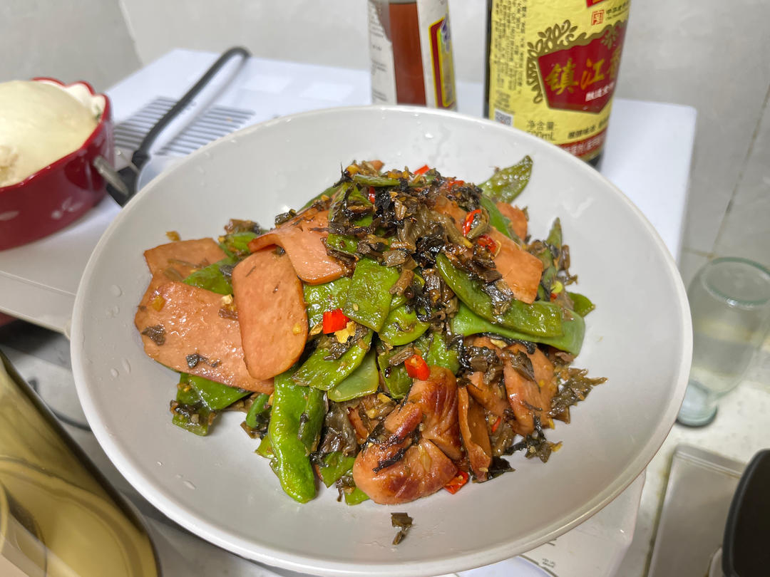 梅干菜干煸四季豆