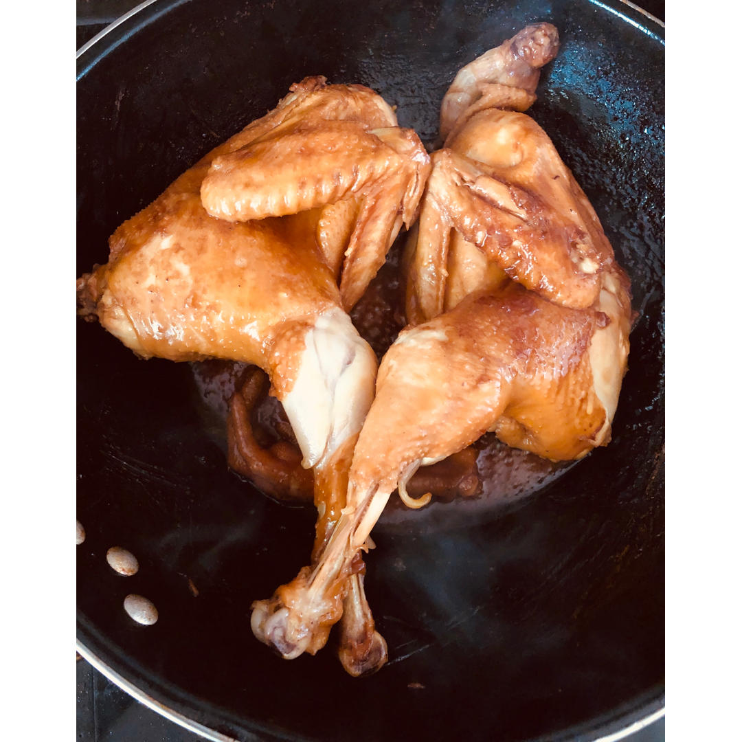 广式豉油鸡焖鸡蛋，美味易做，小孩喜欢吃
