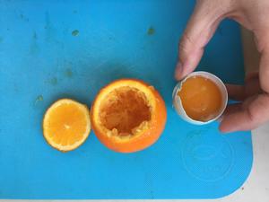甜橙蒸蛋的做法 步骤1