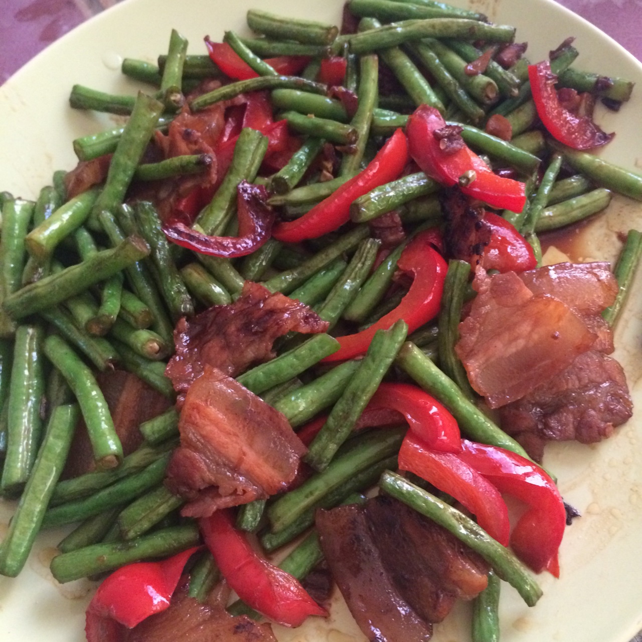 豆角炒腊肉