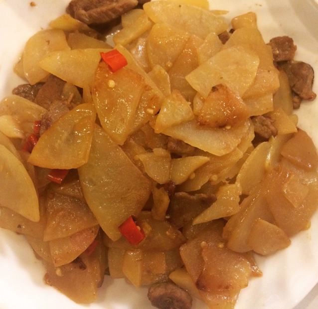 懒人版青椒土豆片