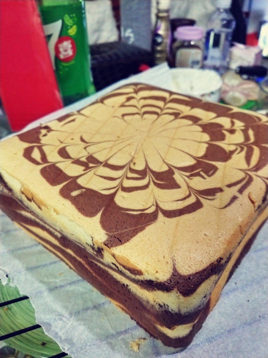 斑马纹戚风蛋糕