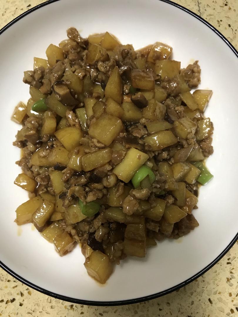 ㊙️香菇土豆肉沫拌饭❗️比外卖还好吃