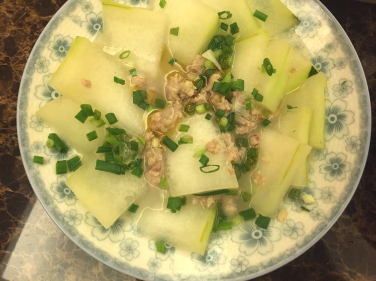 肉末蒸冬瓜