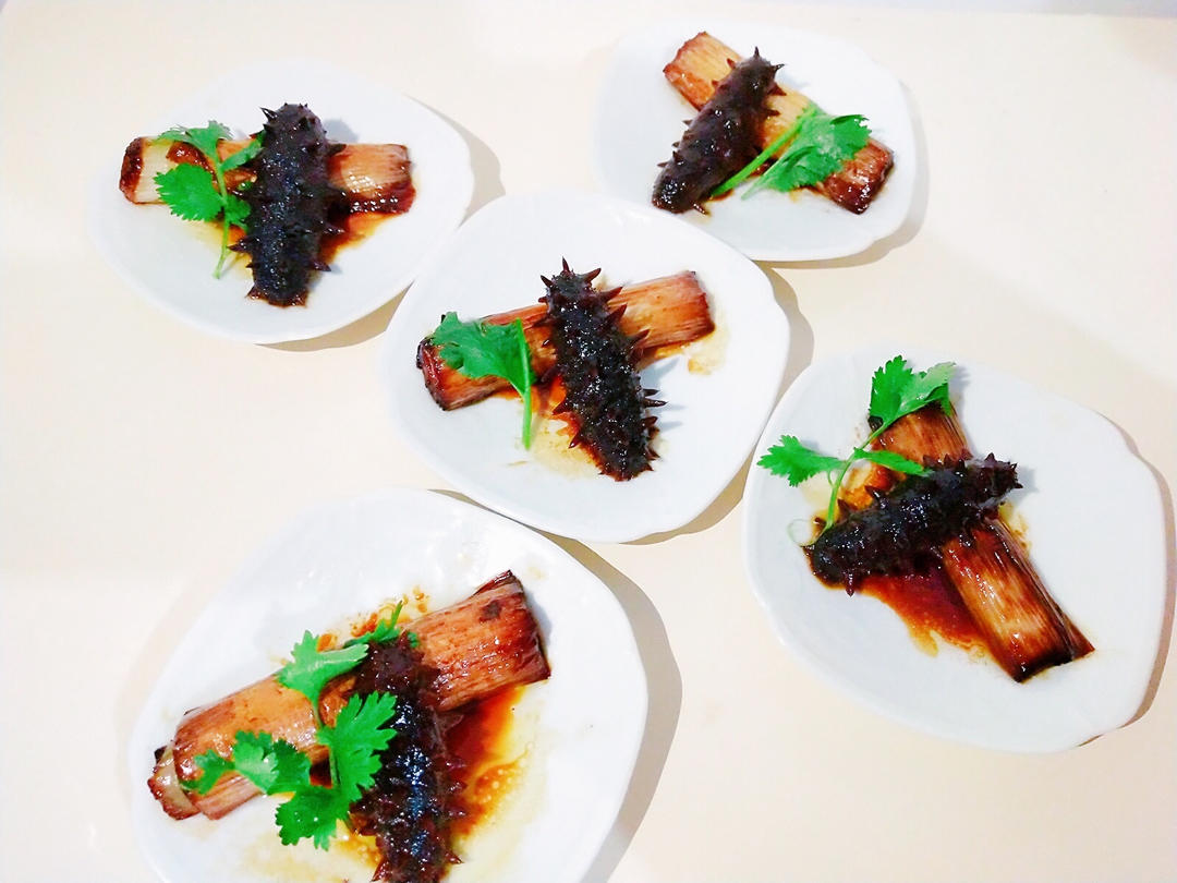 香喷喷鲜掉牙的 葱烧海参