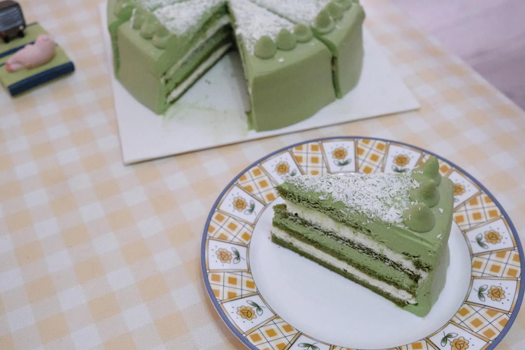 抹茶白巧奶油