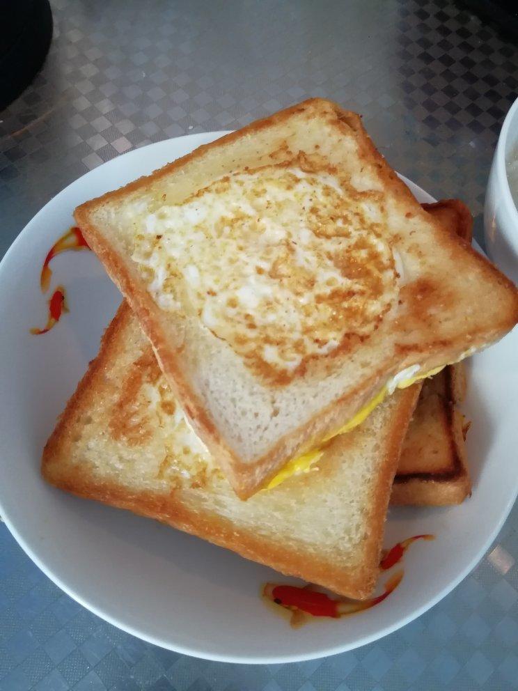芝士鸡蛋面包片