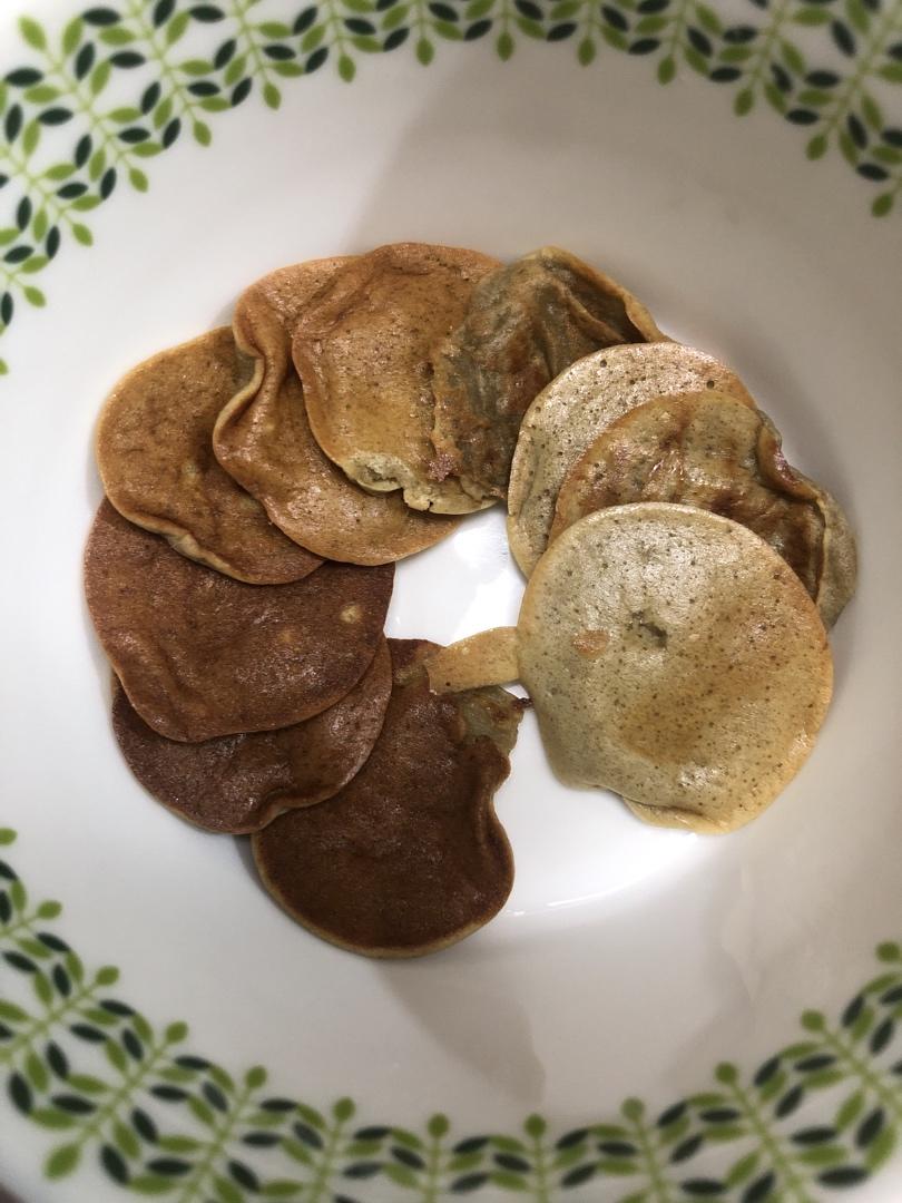 8月+宝宝辅食                                                                    香蕉鸡蛋松饼