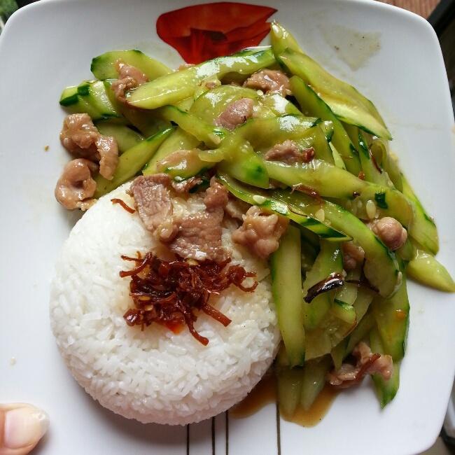 xo酱炒青瓜烩饭