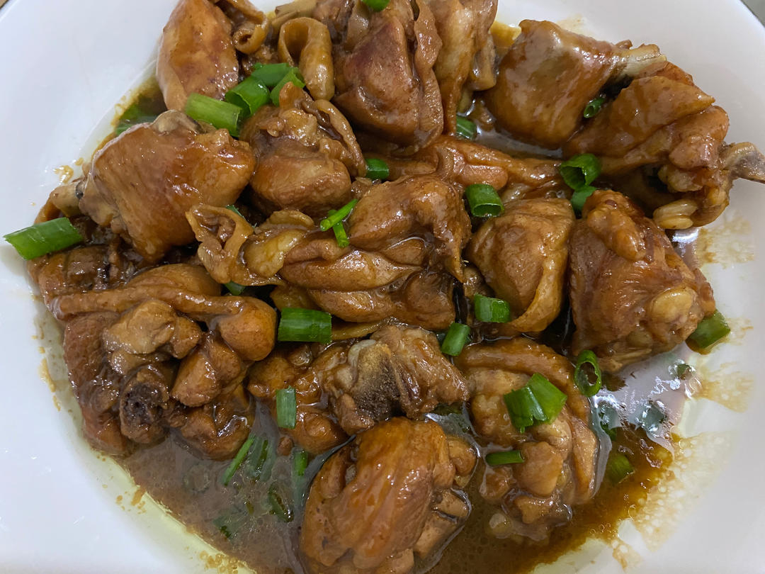 葱油焖鸡