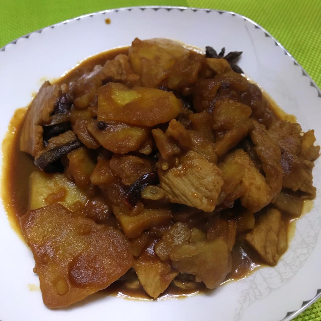 土豆烧肉（省时版）