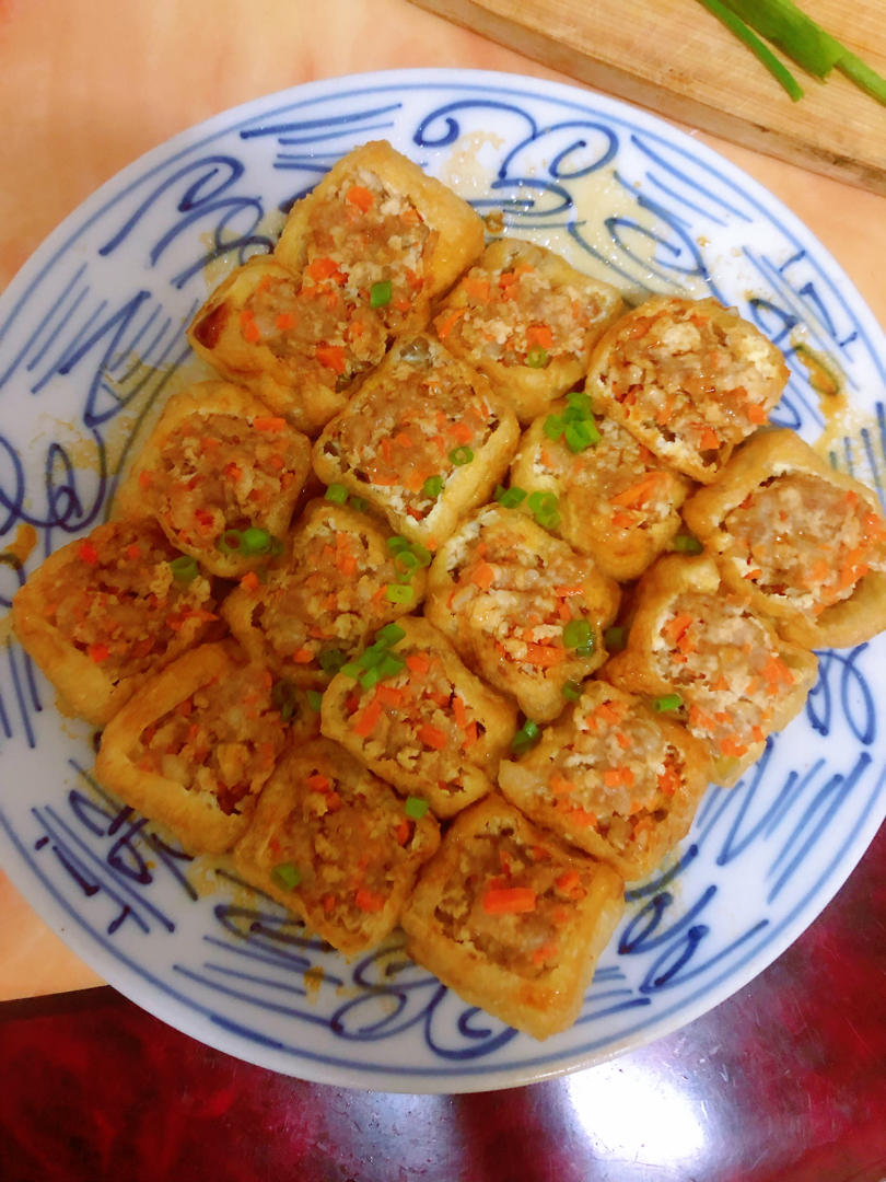 油豆泡塞肉
