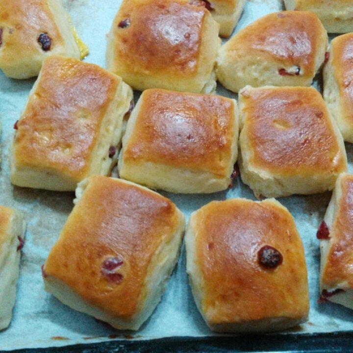 蔓越莓优格小面包块