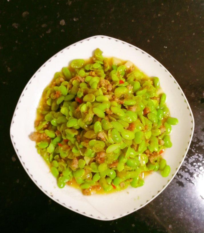 下饭菜 肉末毛豆