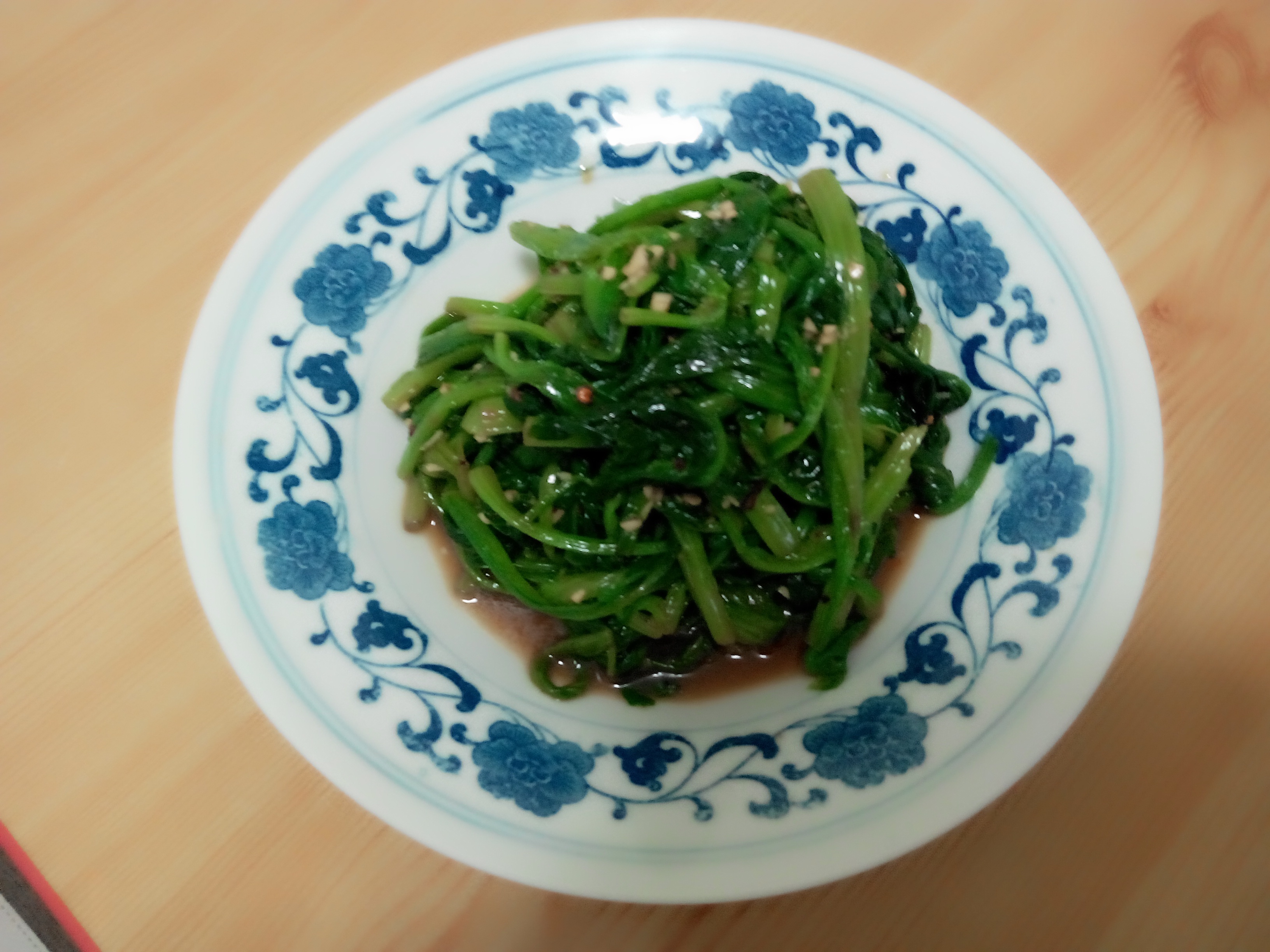 凉拌菠菜