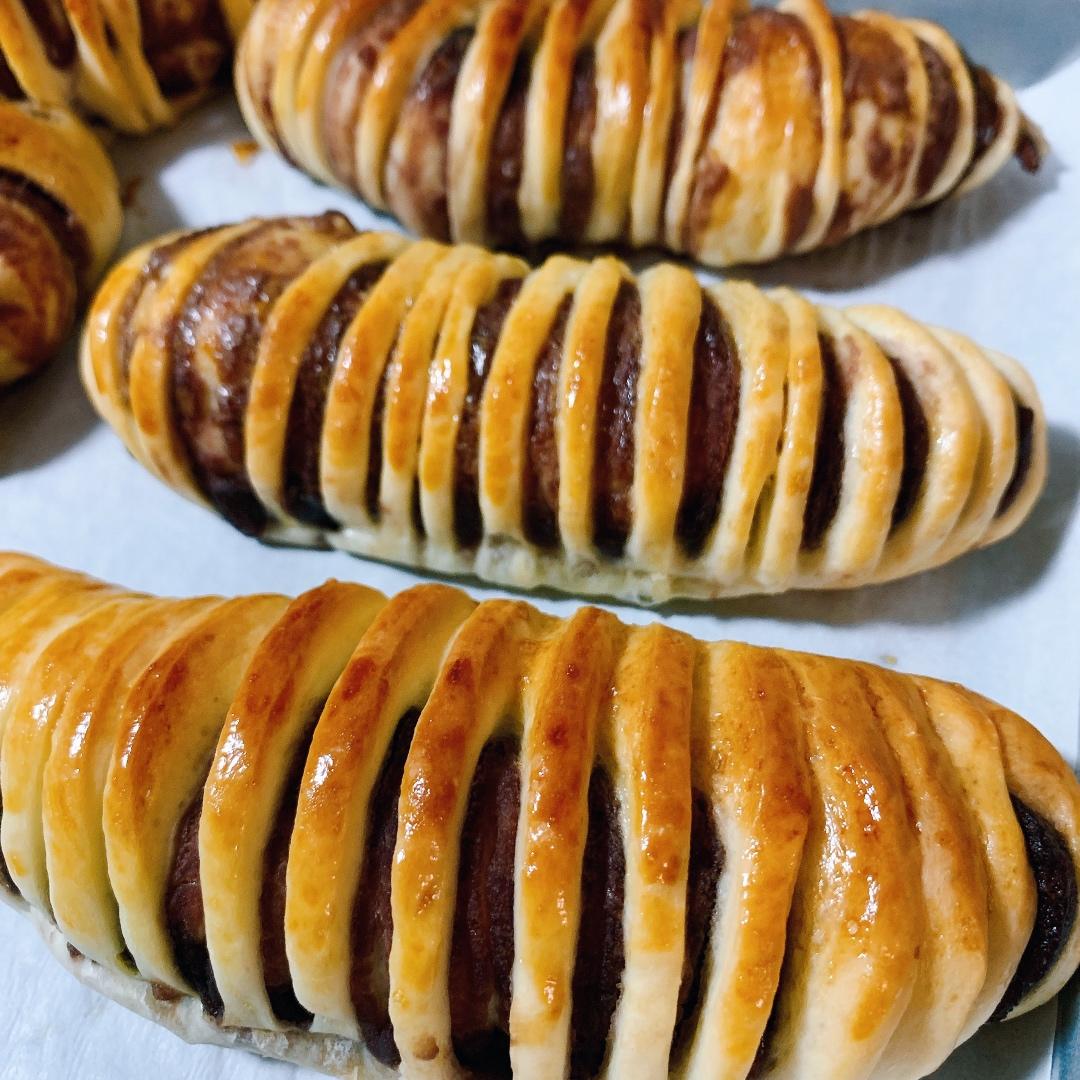 豆沙面包卷