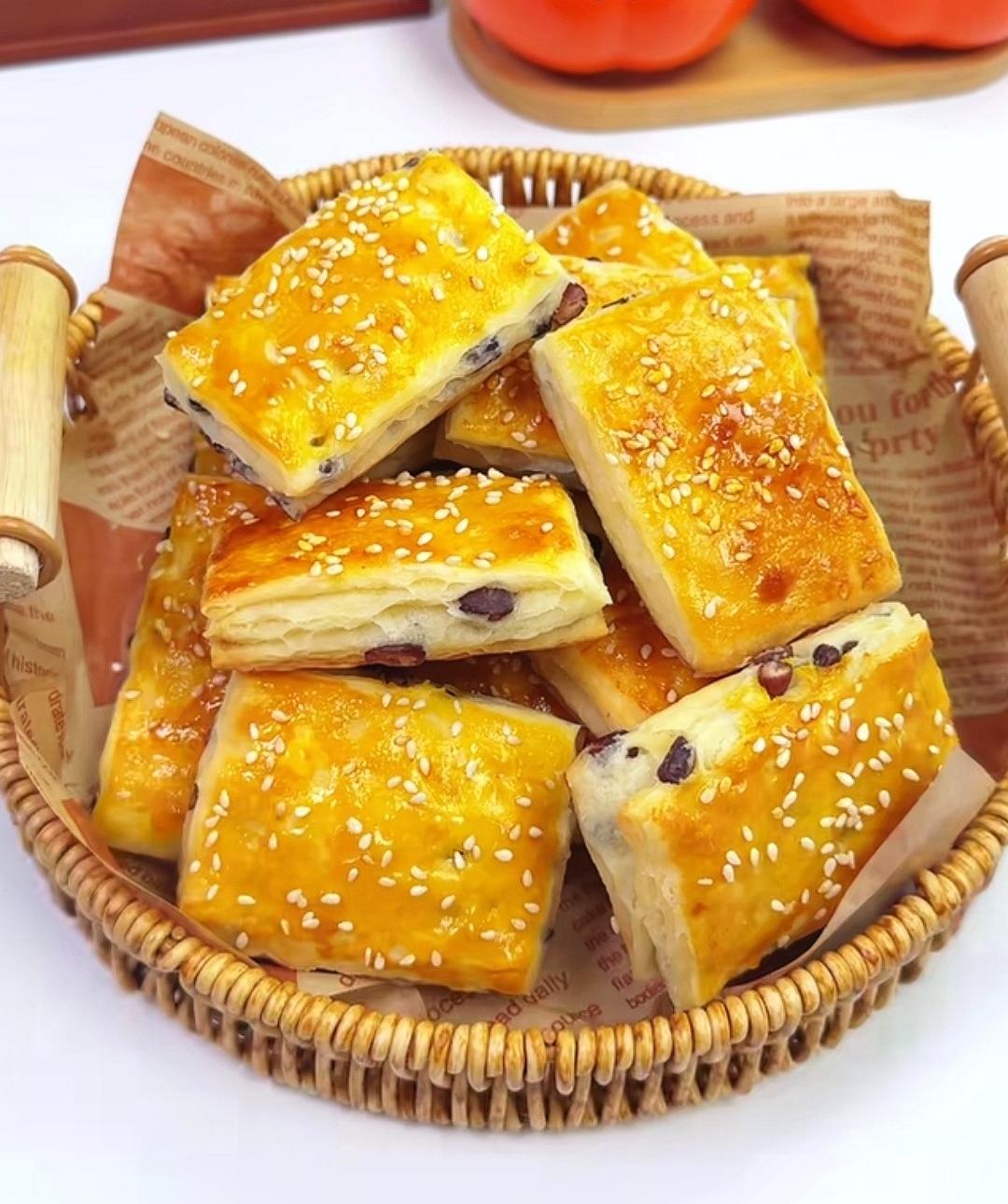 『糕』红豆千层酥
