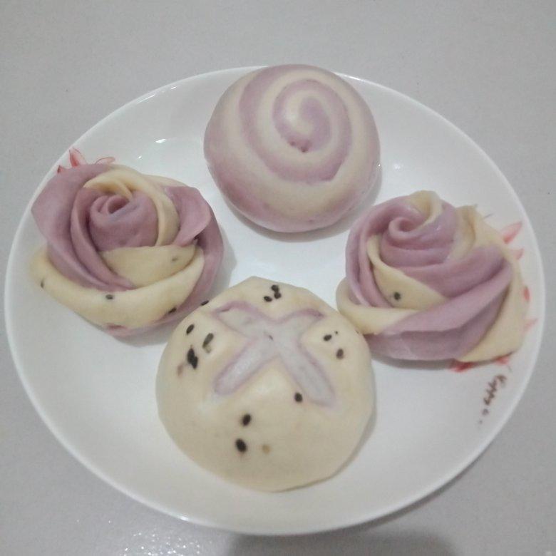 可以给宝宝当辅食的单纯版南瓜馒头，含玫瑰花、刺猬、南瓜造型馒头做法