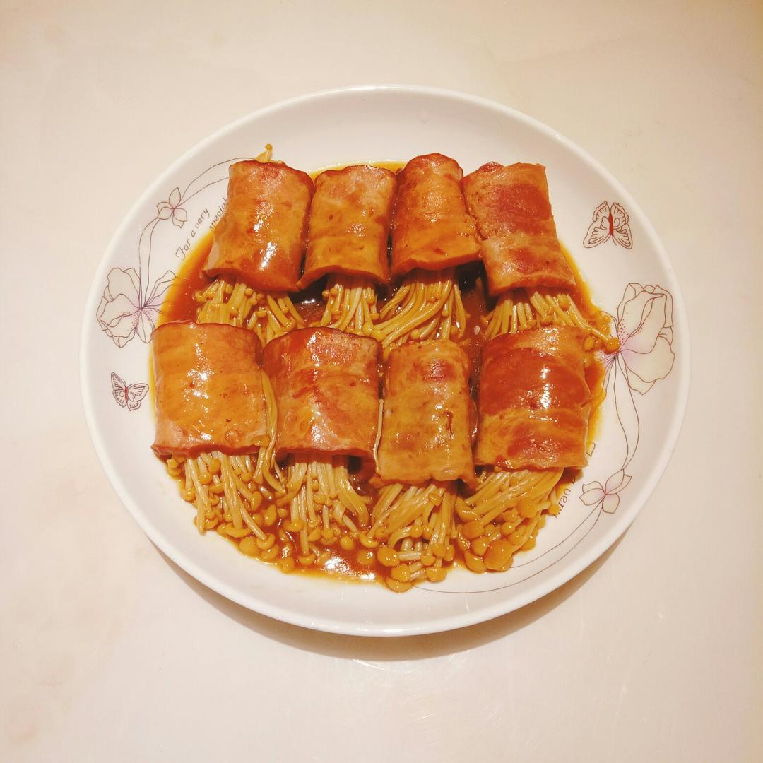 金针菇培根卷