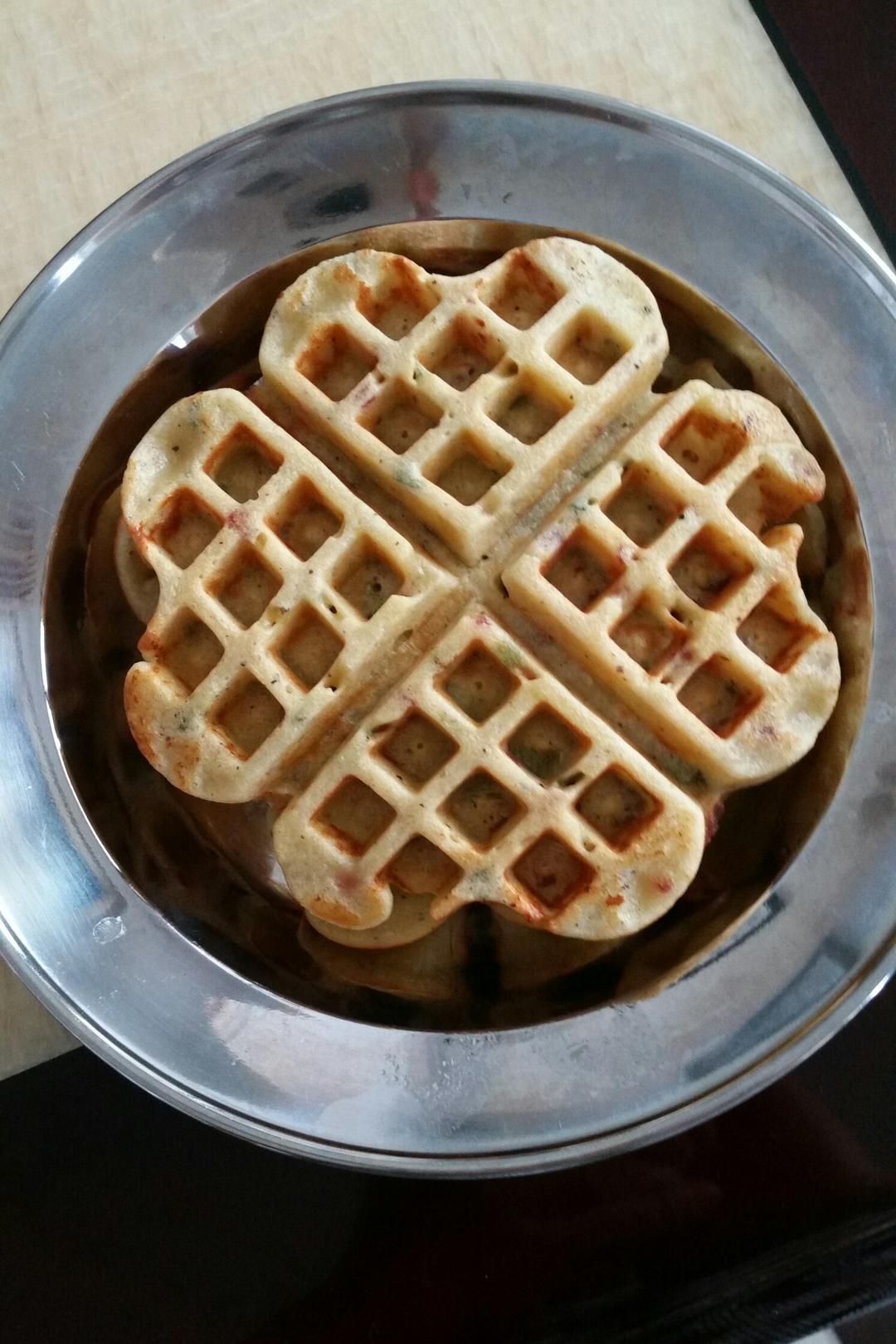 黑胡椒土豆华夫饼