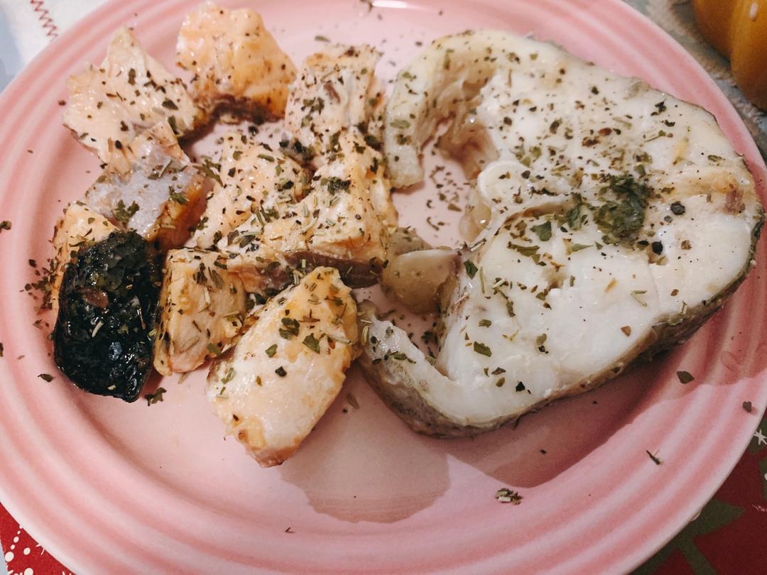 柠檬香煎三文鱼（无油版）