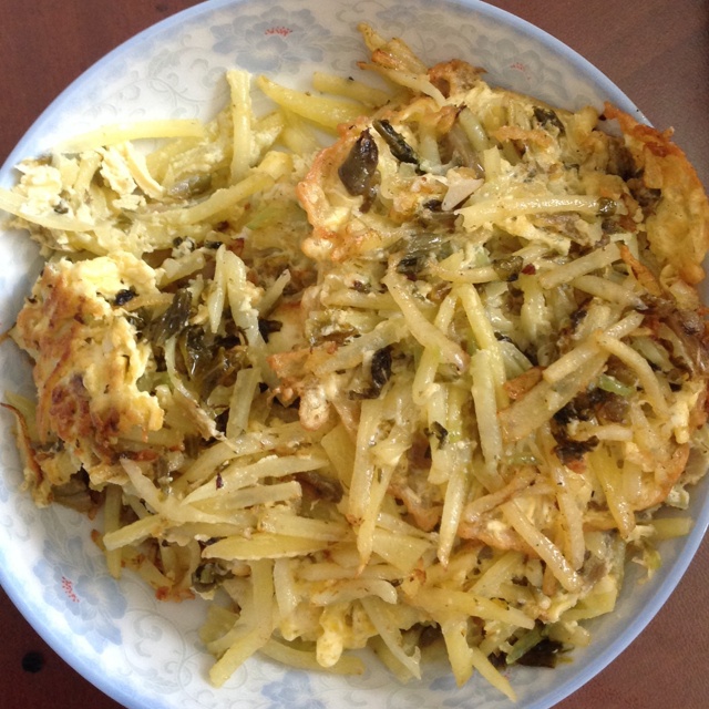 土豆鸡蛋饼