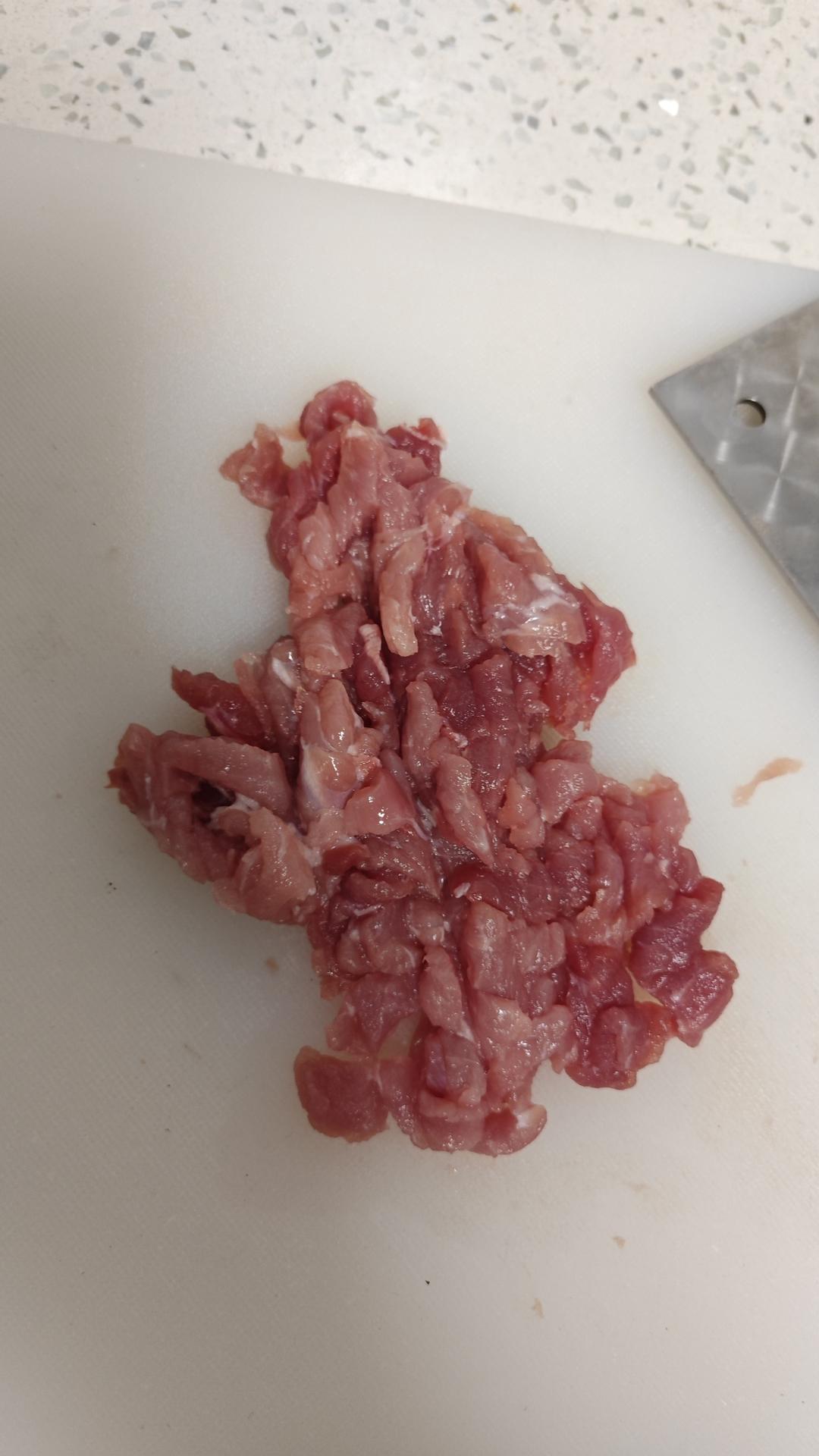 嫩滑肉丝腌制方法