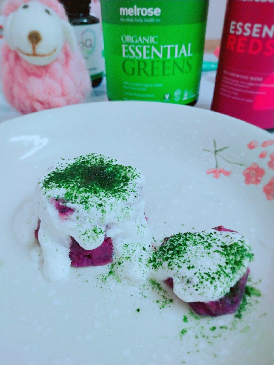 夏日甜食-低卡紫薯酸奶泥