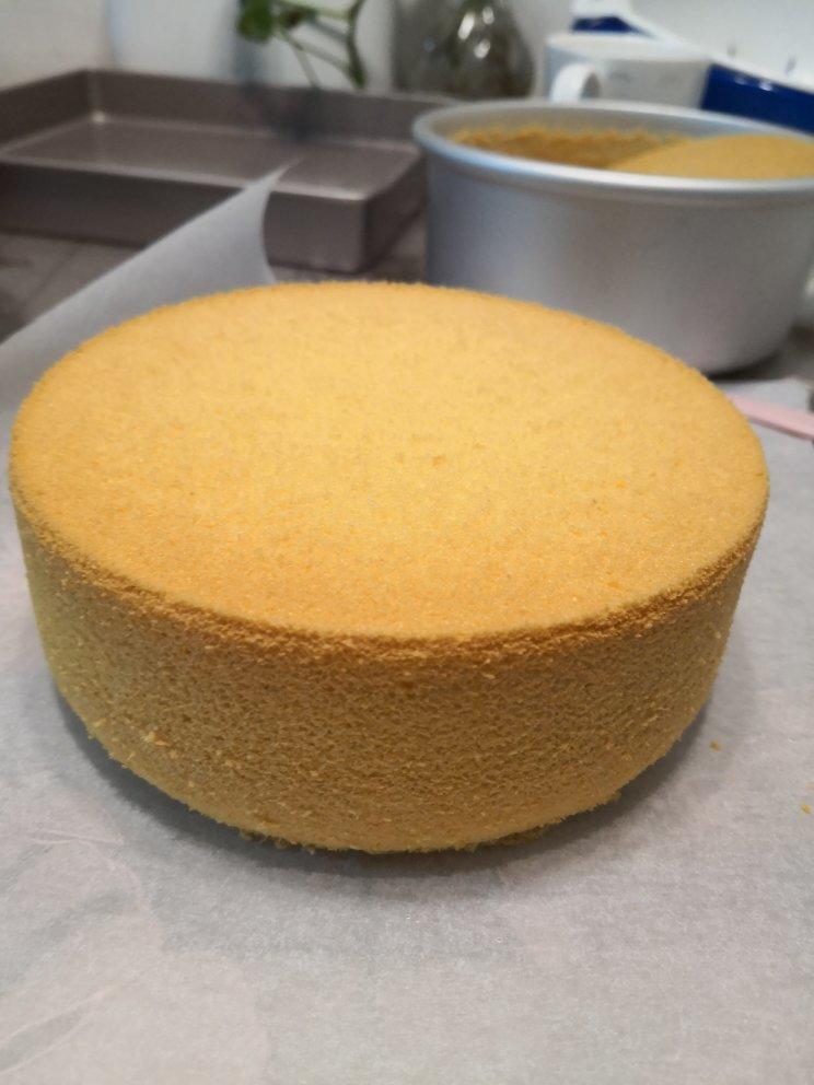 6寸南瓜戚风蛋糕，少糖少油版