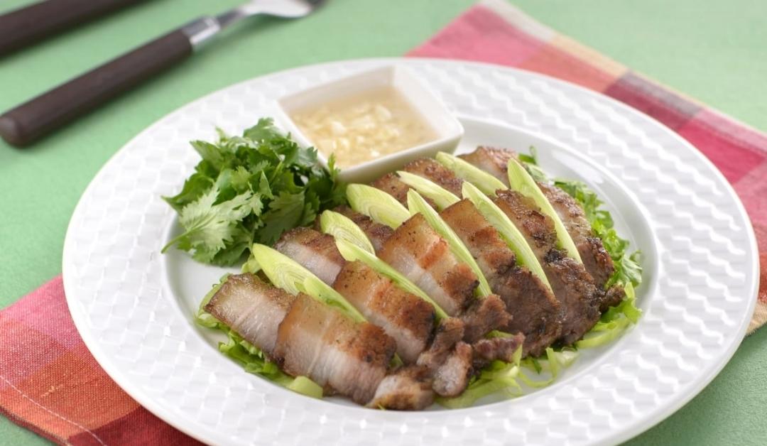 酒香咸猪肉(热炒排行榜)美善品小美食谱，普通锅食谱