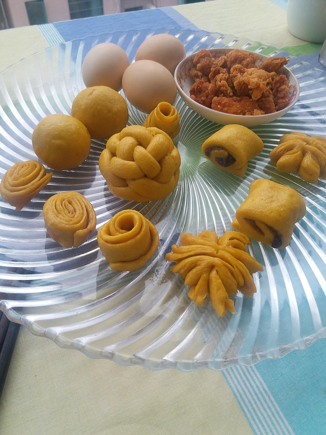 绣球馒头