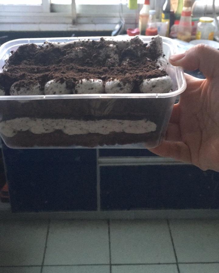 低糖不腻的奥利奥咸奶油蛋糕盒子