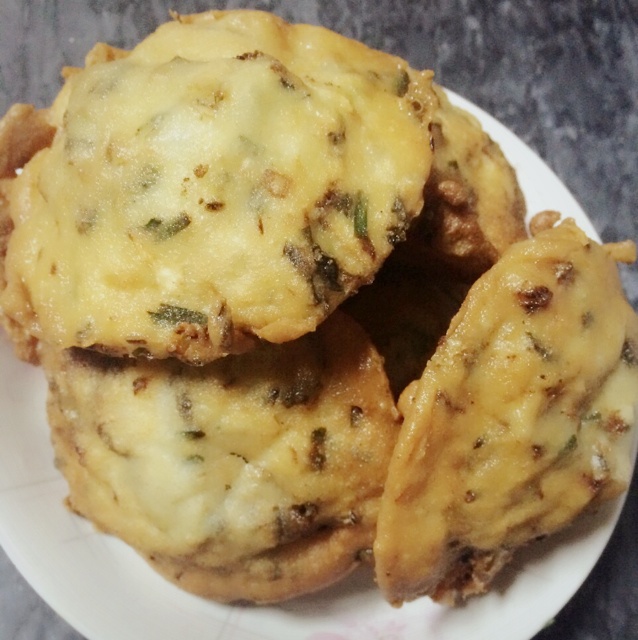 油炸紫菜海蛎饼