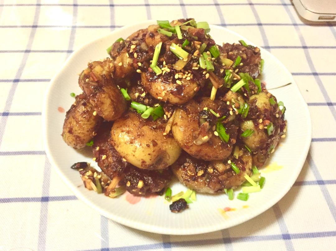 孜然香辣煎小土豆