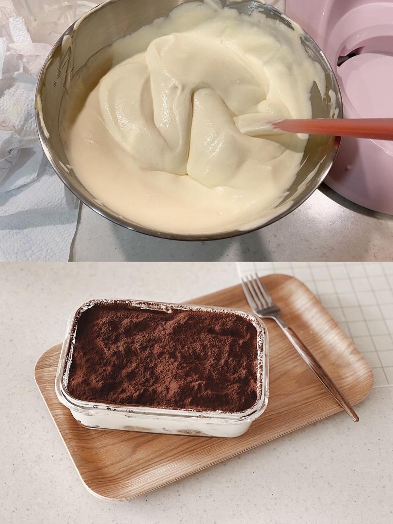 意大利提拉米苏Tiramisu(全熟、无吉利丁版)超详细