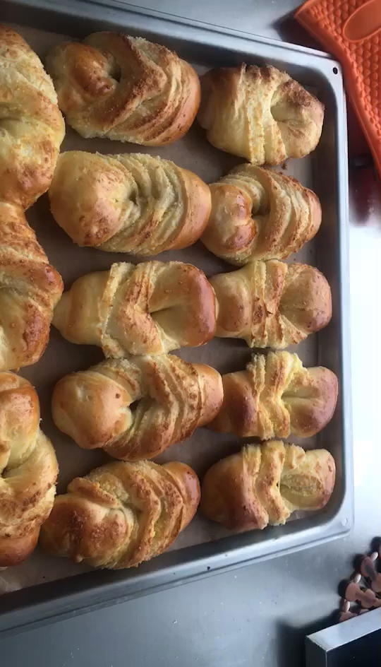 椰蓉淡奶油面包(一次发酵)附椰蓉馅做法