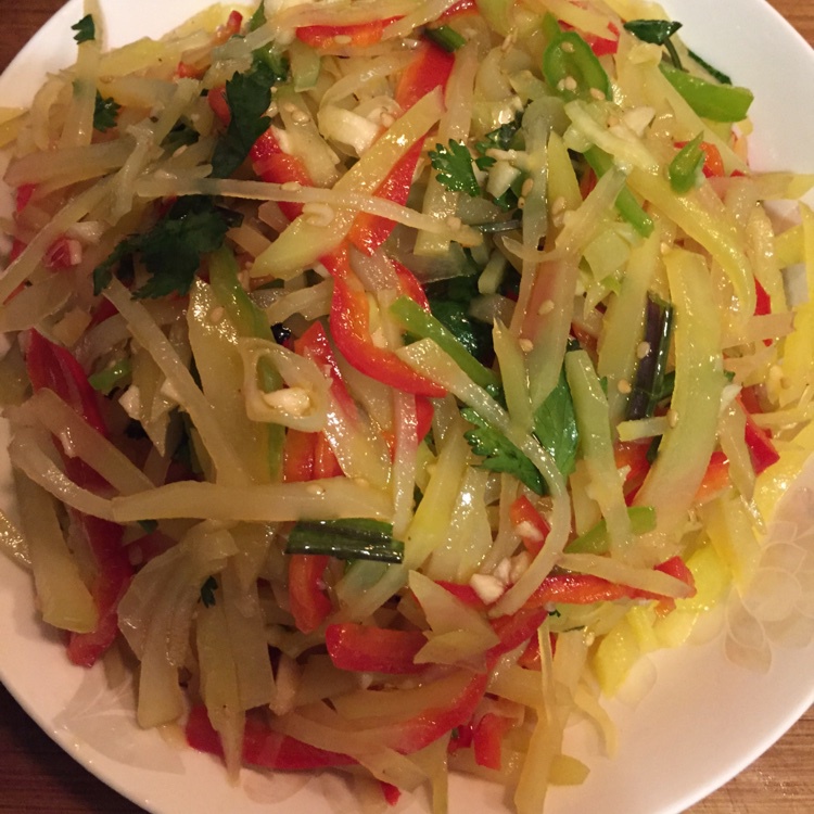 爽口凉调土豆丝