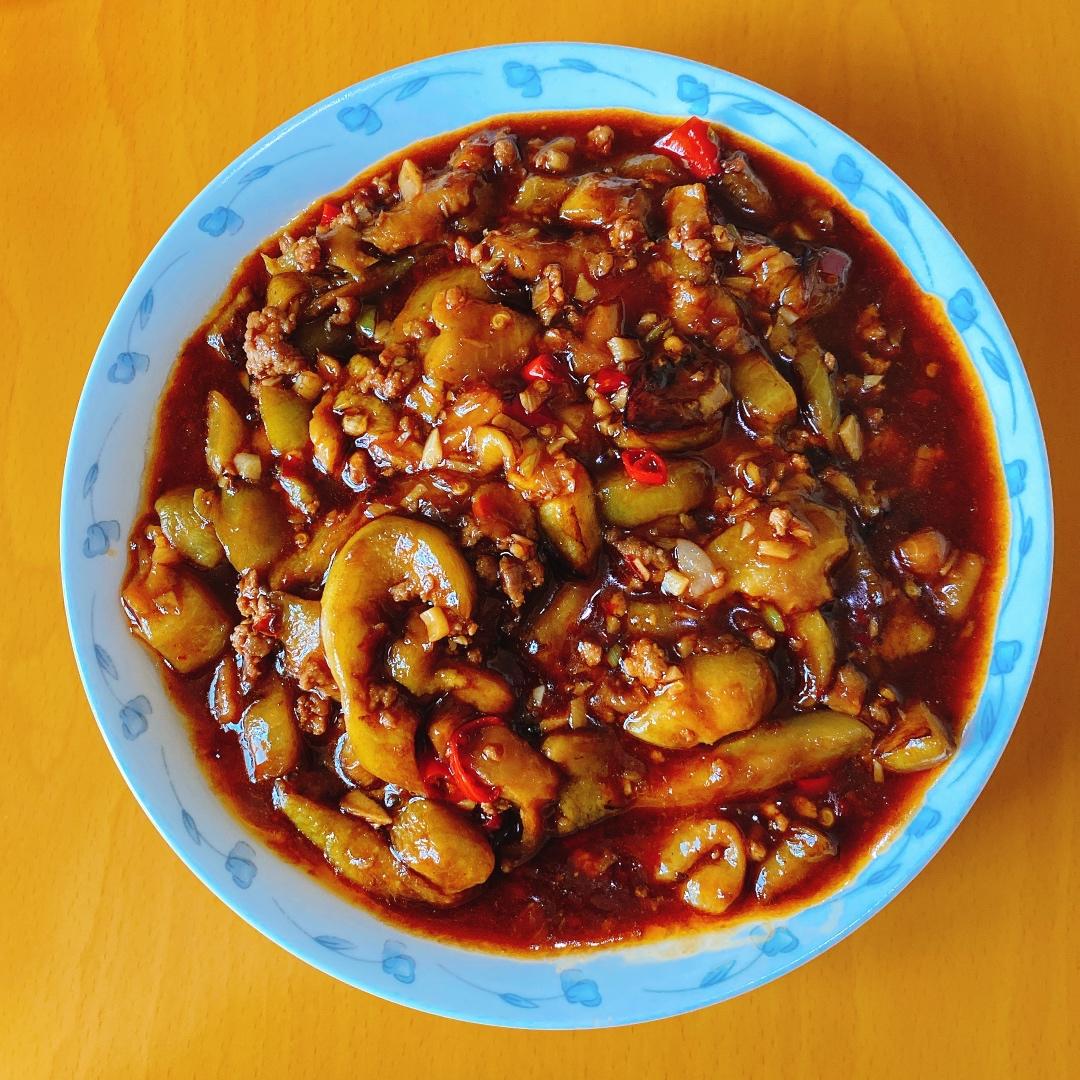 开胃下饭菜！巨简单的家常鱼香茄子煲