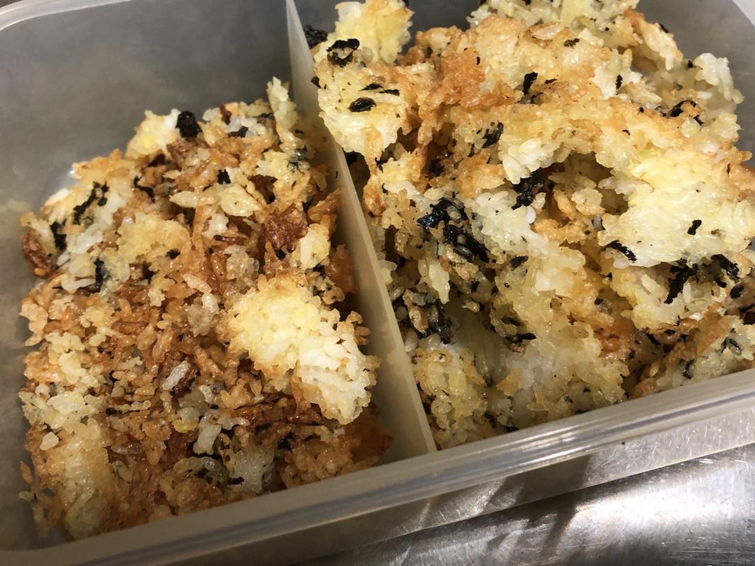 烤箱版剩饭锅巴